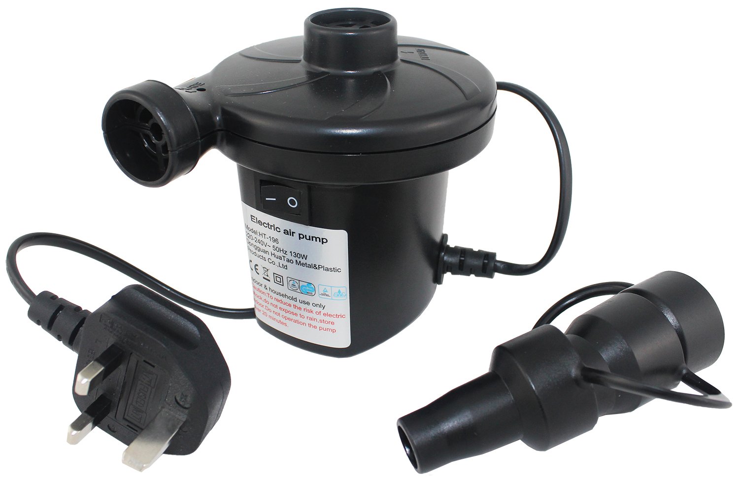 Yellowstone Tornado Outdoor Airbed Pump available in Multi - Colour -