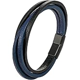 Kim Carrey Italian Handmade Leather Bracelets for Men