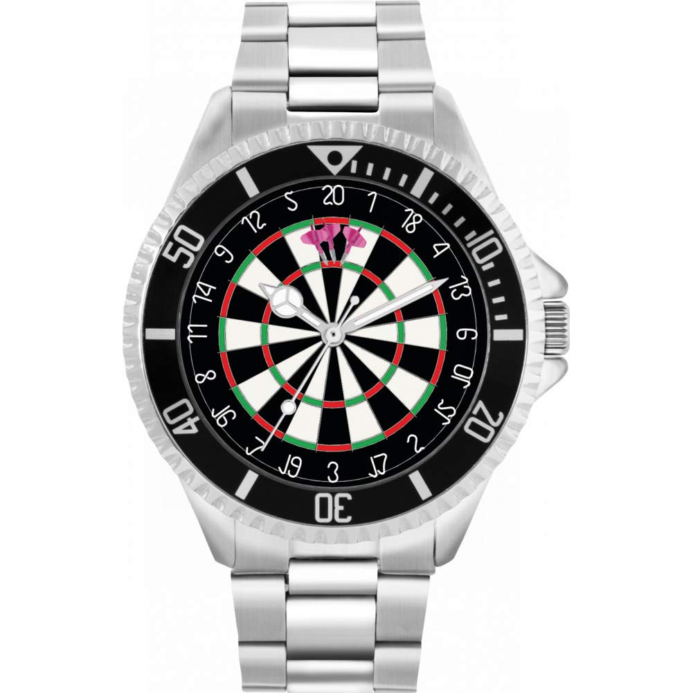 Toff London Mens Pink Dartboard 180 Watch
