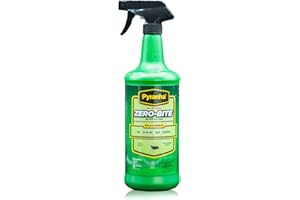 PYRANHA Zero-Bite All Natural Fly Spray - Ready to Use Water Based Repellent for Horses, Dogs, Cats, Ferrets, Caged Pets, Livestock | Repels Flies, Gnats, Mosquitoes, No-See-UMS