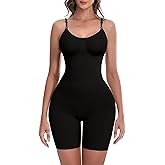 HolaFlors Women's Shapewear Bodysuit Tummy Control Faja Body Shaper Waist Trainer Seamless Full Body Suits Butt Lifting