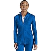 Cherokee Form Women Warm Up Scrubs Jacket Zip Front CK390