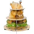 Bear Cupcake Stand Holder 3 Tier Party Decorations Party Supplies for Baby Shower Birthday Party
