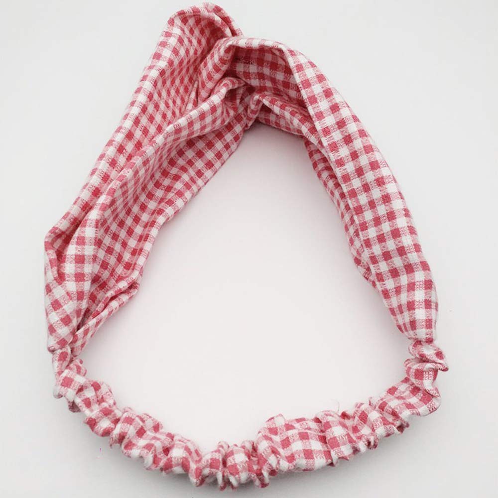 KAEHA SUN-077-06 1 x Headbands for Women and Girls, Trellis Design, Pink