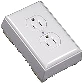 Legrand - Wiremold Outlet Box to Use As Wiremold Raceway, White Outlet Electric Box with Both the Outlet and Wiremold Box, NM