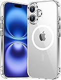 Temdan for iPhone 16 Case Clear, [Compatible with