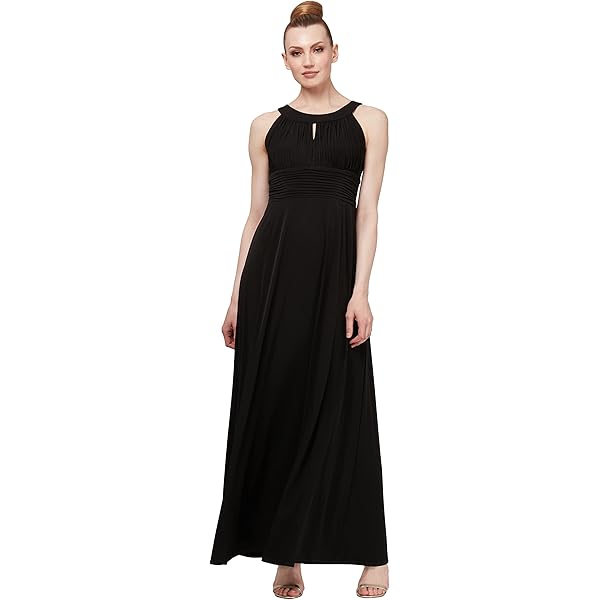 NY Collection Womens Plus Ruched Matte Jersey Maxi Dress Black 1X at Amazon  Women's Clothing store
