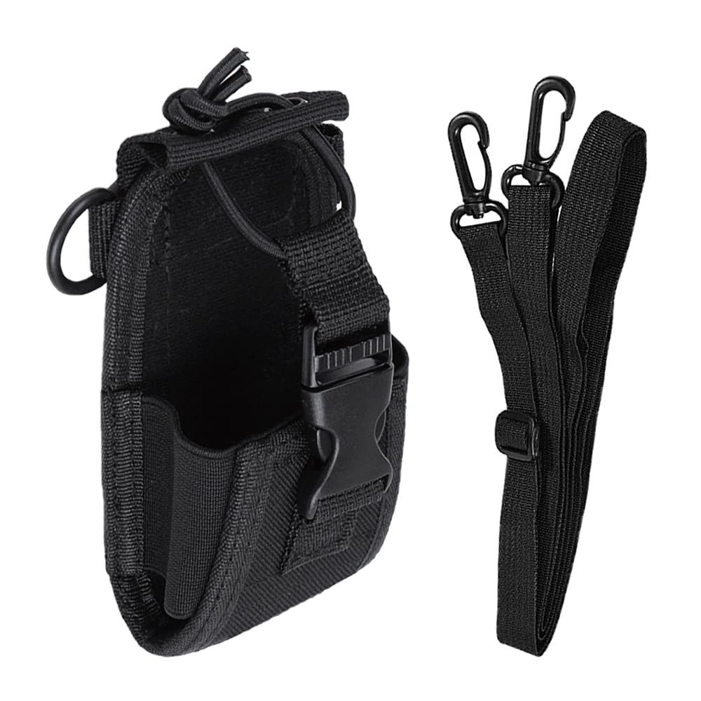 Photo 1 of ZWEHKD Walkie Talkie Holder Two Way Radio Case Universal MSC-20C Radio Holster Nylon Radio Pouch for GPS Kenwood Yaesu Icom Motorola Baofeng UV5R UV82 TYT UV5RA HYT 888S Retevis H777 Two Way Radio