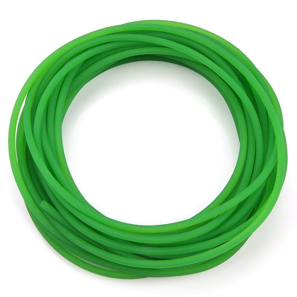 Hilitand High-Performance PU Transmission Belt, 4mm Diameter x 10m Length, Green (Urethane Round Belting)