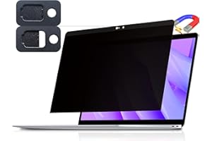 Peslv Magnetic Privacy Screen Compatible With Macbook 12 Inch (2012-2017), Removable Anti Blue Light Glare Filter Private Matte Screen Protector for Mac 12in Laptop Computer(Model A1534 A1931)