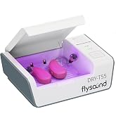 Hearing Aid Dryer Dehumidifier, Electronic Dryer Box with LED Light, Gentle Drying for Hearing Devices