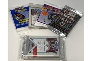 SUPERIOR SPORTS INVESTMENTS GREAT LOT OF OLD UNOPENED HOCKEY CARDS IN PACKS From the Late 80's and Early 90's. 60 + Cards in Sealed Wax Packs picked by Superior Sports