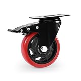 Caster Wheel, Heavy Duty 4 Inch Caster, Locking