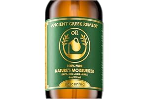 Ancient Greek Remedy - Hydrating Face Oil for Women - Anti-Aging Serum with Organic Jojoba, Rosehip, Sweet Almond, Olive, and Vitamin E - Fast Absorbing Body Oil for Dry Skin - Fragrance Free, 4 fl oz