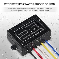 WATERWICH 2pcs Wireless Winch Remote Control Kit