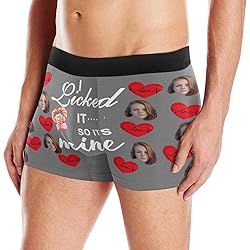 Custom Personalized Photo Printed Face Boxer, I