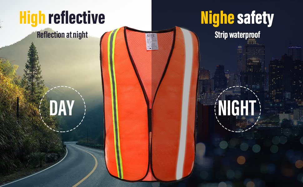 Mua SIFE 10 Pack High Visibility Reflective Safety Vest,Made from ...