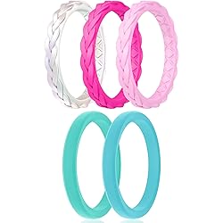 Egnaro Women's Rings Enhancers, Silicone Thin and