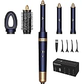 4-in-1 Hot Air Styler & Hair Dryer Brush – 110,000 RPM High-Speed Brushless Ionic Blow Dryer for Fast Drying, Curling, Straightening, Suitable for All Hair Styler - No Heat Damage