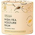 Delhicious Fragrance Free Face & Body Balm for Dry Sensitive Skin - Migh-Tea Moisture Shea Butter Moisturizer - Eczema Relief, Psoriasis Treatment - Natural, Vegan, Ayurveda - 50g