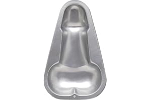 Pipedream Products Bachelorette Party 10-Inch Pecker Cake Pan, Silver