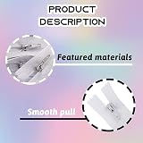 DOITEM 25 cm Multicolor Nylon Zippers 24 Colors for Sewing Crafts view 4