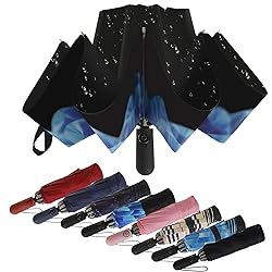 ZDSSM Compact Travel Umbrella Inverted Reverse