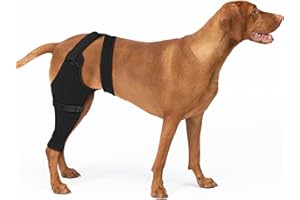 Joypig Dog Rear Leg Sleeve to Prevent Licking - Single Recovery Sleeve for Back Hind Leg, Wound Recovery After Surgery for Torn ACL/CCL TPLO Surgery