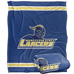 Worcester State Blanket, 60"x80" Primary Logo Silky