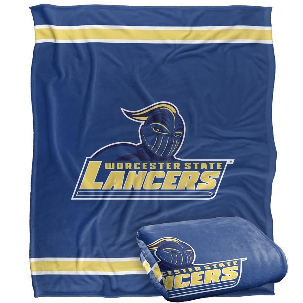 Worcester State Blanket, 60"x80" Primary Logo Silky