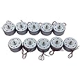 Bemonoc 10Pcs Micro DIY Toys Motor Type 300 1.5V-6V High Speed DC Motor for Solar Panel Wind Turbine Generator