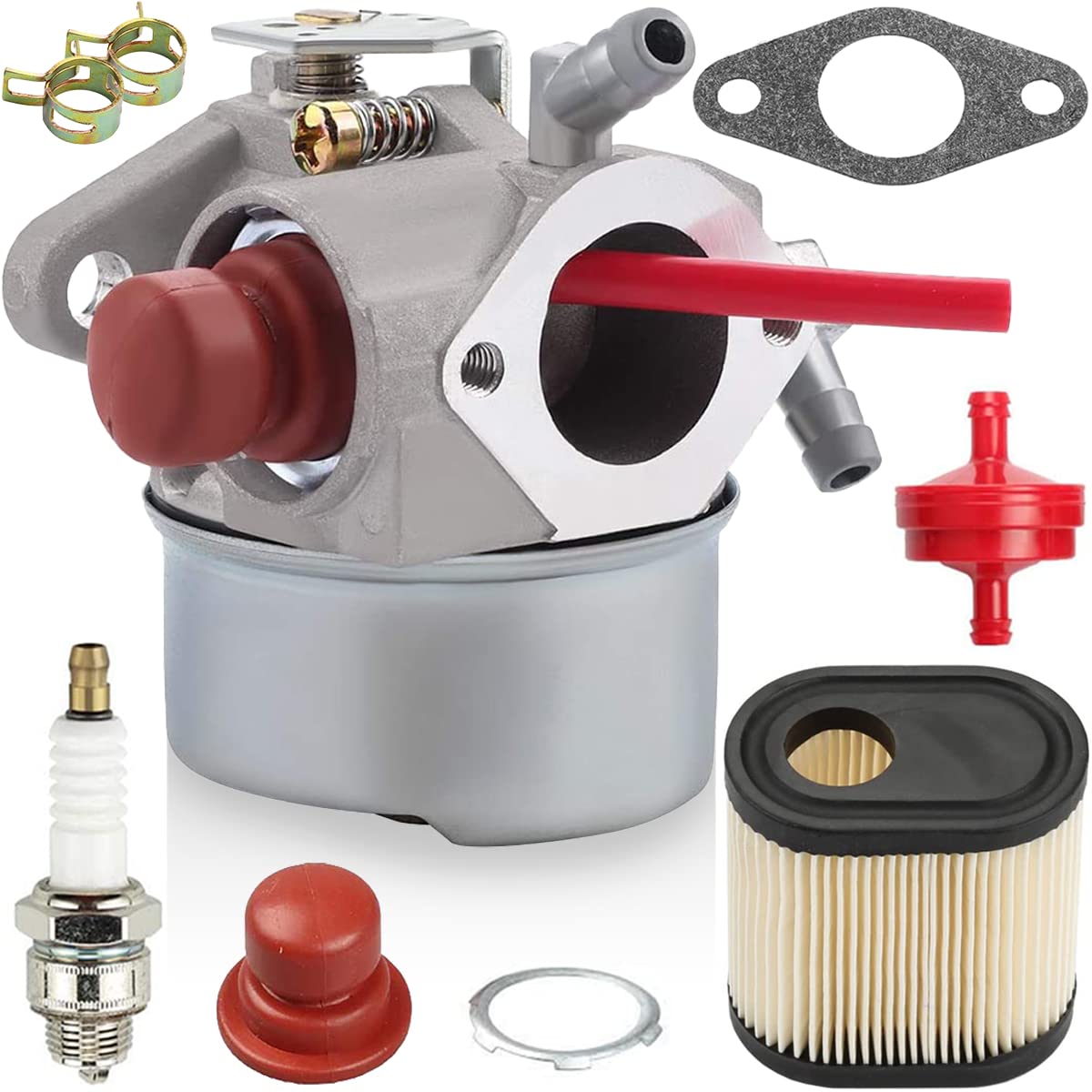 ZAMDOE Carburetor for Toro 20016 20017 20018 20012 20072 20073 20076 20005 22 inch Recycler Lawn Mower 5hp 4.5hp 5.5hp 6.0hp 6.5hp 6.75 hp LEV100 LV195EA LV195XA Engins with Air Filter Spark Plug