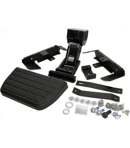 AMP Research Bedstep - Retractable Bumper Step For 2023-2024 Ford F-250/F-350 Super Duty, Supports 300 Lbs