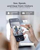 Reolink 2K Wi-Fi Video Doorbell Camera Chime 180° View 2-Way Audio Person view 3