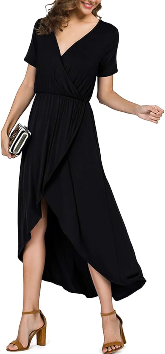 wrap maxi dress amazon