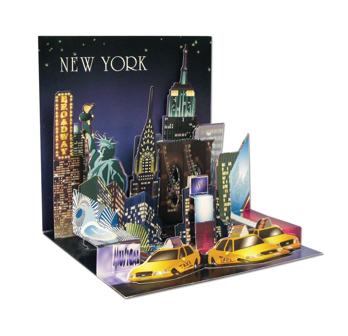 3d Greeting Card - NYC - All Occasion by Treasures