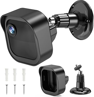 Blink - Soporte de pared para cámara exterior (negro, 1 unidad)