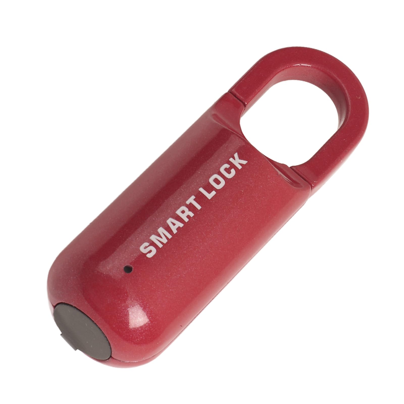 Fingerprint Padlock, USB Rechargeable Keyless Smart Lock Zinc Alloy Portable Smart Padlock for Gym Locker, School Locker, Suitcase, Backpack, Cabinet, Drawer, Luggage Case (Red)