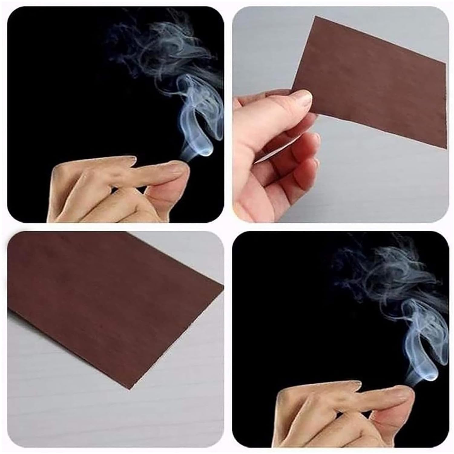 Hell's Smoke Magic Paper, Magic Flash Prop Tool Sheets, Ultimate Magic Kit, Cool Close-Up Magic Trick, Finger's Smoke, Stage, Street Performances, Vanishing Magic Tricks, Magician Accessories (20 Pcs)