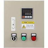 ZJchao Pid Temperature Controller, Pid Controller with Thermocouple with M6 K Type 2M Thermocouple 380V AC 3 Phase 15KW Intelligent Tat Temp Control Box Temperature Indicators for Home