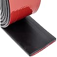 Adhesive Rubber Strips Neoprene Rubber Sheets, Rolls & Strips with Adhesive Backing Rubber Pads Self Stick Seal Rubber Gasket Adhesive Back for Matting Padding - 2" Wide x 1/8" Thick x 10' Long