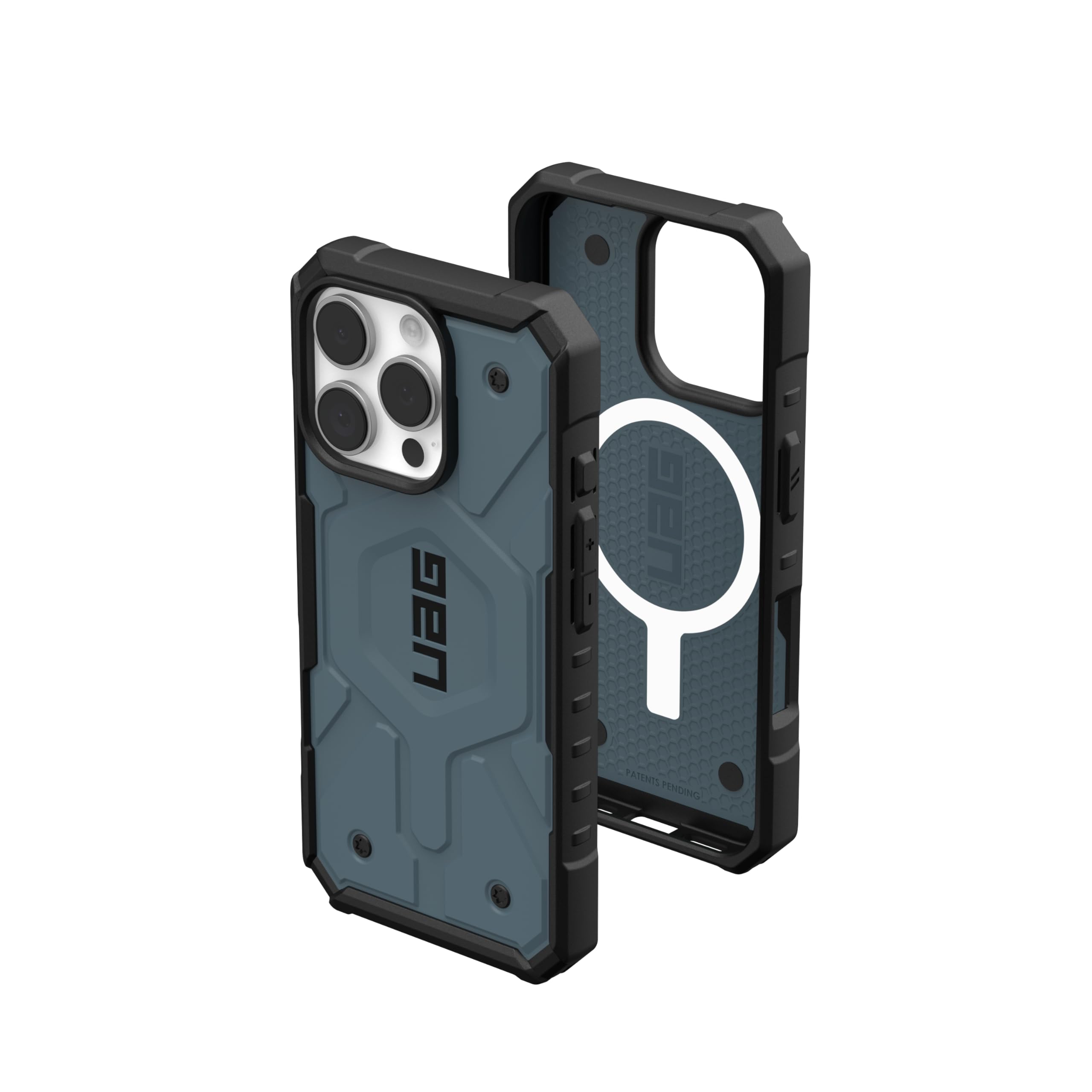 URBAN ARMOR GEAR UAG Designed for iPhone 16 Pro Case 6.3" Pathfinder - Compatible with MagSafe Charging Rugged Shockproof Anti-Slip Military Grade Protective Cover, Cloud Blue