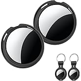 2 Pack Smart Tracker Tags [Apple MFi Certified] Air Tracker Pair with Find My (iOS Only) Bluetooth Tracking Devices Tags Gloable Coverage Locator Item Finder for Keys Kids Dogs Luggage Wallet Backpack