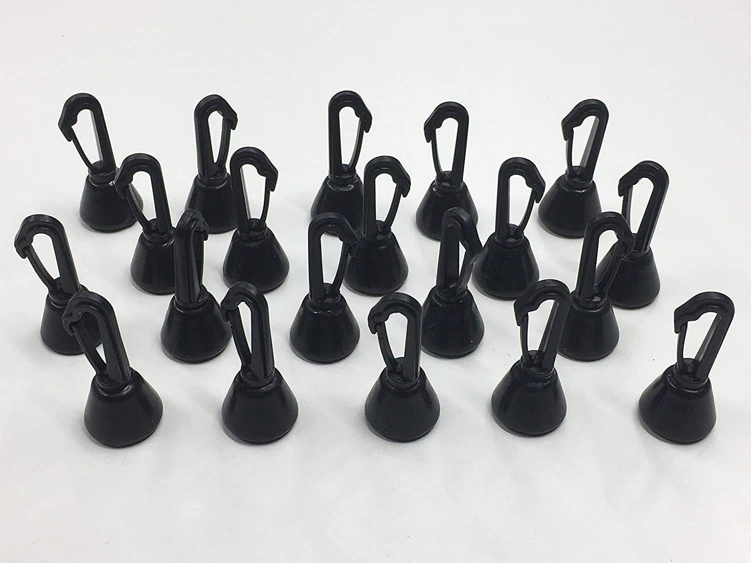 TMC Pack of 20 x 20 Gram quality coated back Weights. Secure Clip. Carp, Pike, fishing