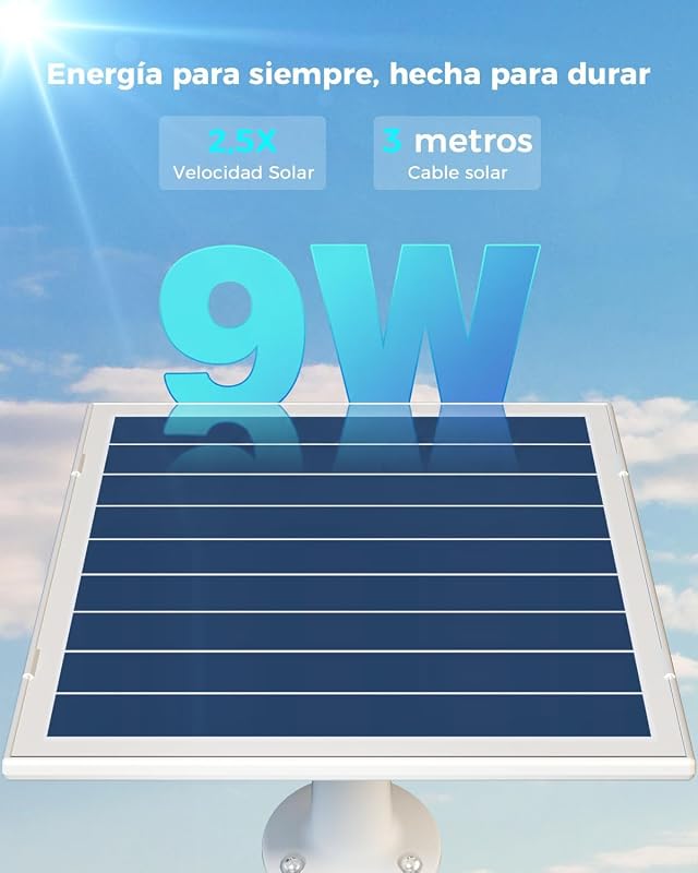 24/7 Grabación AOV 4G Camara Vigilancia SIM Exterior Solar Sin WiFi