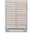 Wilding Wallbeds Deluxe Murphy Bed Frame (Full) Vertical Wallbed, Powder-Coated Steel Frame for Folding Cabinet, Pull-Out Bed, Hidden Bed