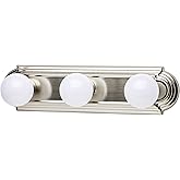 Nuvo Lighting 60/300 Transitional Three Light Vanity in Pwt, Nckl, B/S, Slvr. finish