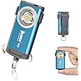 WUBEN G2 LED Mini Flashlights, 500 Lumens Small EDC Flashlight Keychain, 5 Modes Rechargable Handheld Pocket Torch with High Lumens for Camping, Outdoor, Emergency, Everyday Flashlights(Blue)