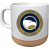 R and R Imports Georgia Southern Eagles 14 oz Mug with Clay Bottom Officially Licensed Collegiate Product Single