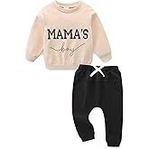 Toddler Baby Boy Clothes Long Sleeve Crewneck Sweatshirt with Pants Spring Fall Winter Outfits